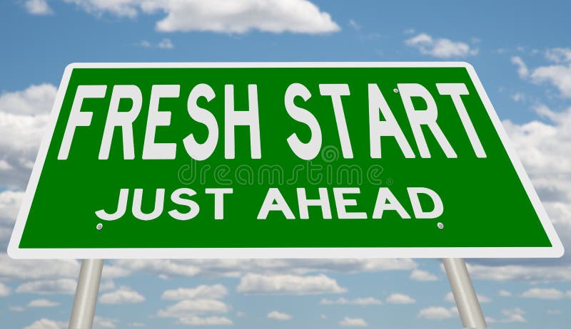 Fresh Start Ahead Stock Illustrations – 160 Fresh Start Ahead Stock  Illustrations, Vectors & Clipart - Dreamstime