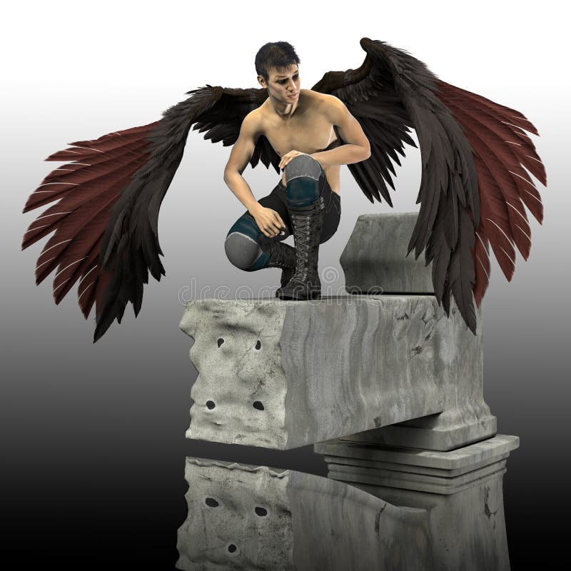 Angel Fallen Male Stock Illustrations – 48 Angel Fallen Male Stock  Illustrations, Vectors & Clipart - Dreamstime