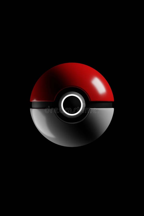 Ilustração editorial: renderização 3d de pokeball isolado em um fundo  branco. Pokeball é um equipamento para