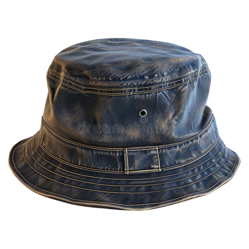 Renderização em 3D de um Hat de Balde em um Ai de Fundo Transparente Gerado ilustração stock