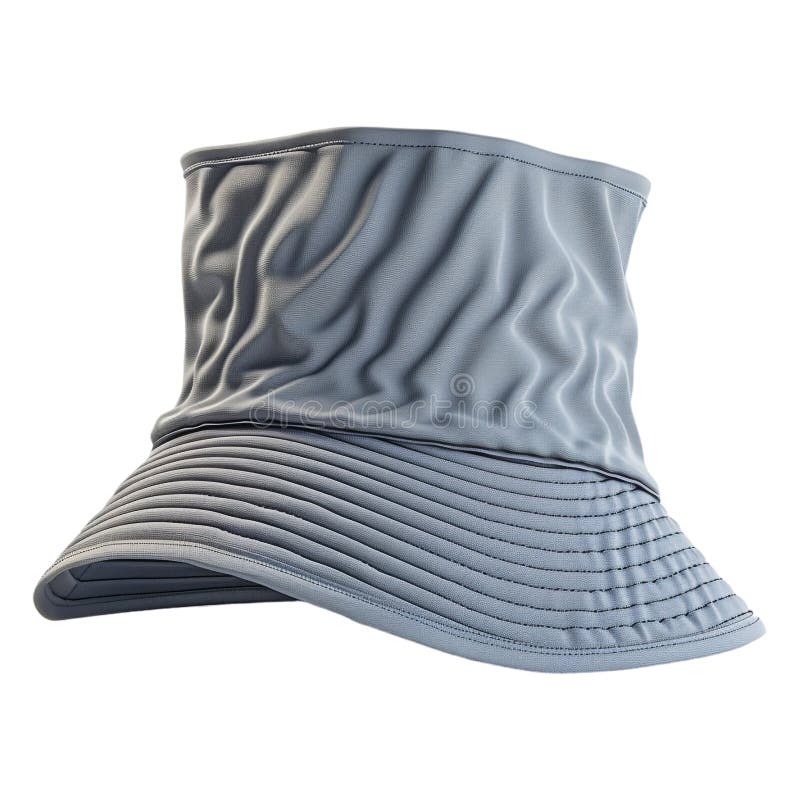 Renderização em 3D de um Hat de Balde em um Ai de Fundo Transparente Gerado ilustração do vetor