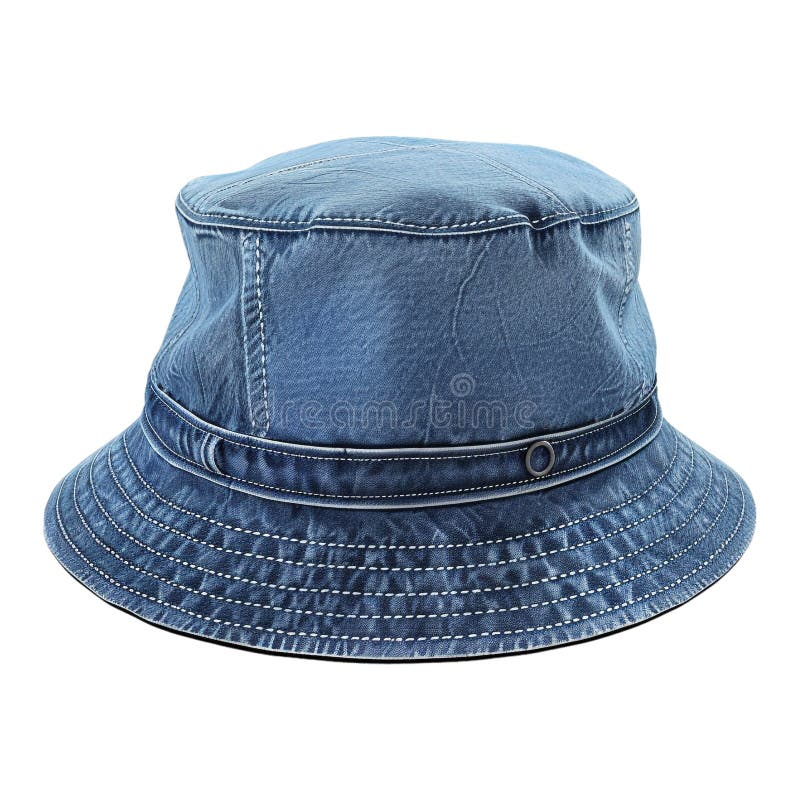 Renderização em 3D de um Hat de Balde em um Ai de Fundo Transparente Gerado ilustração royalty free