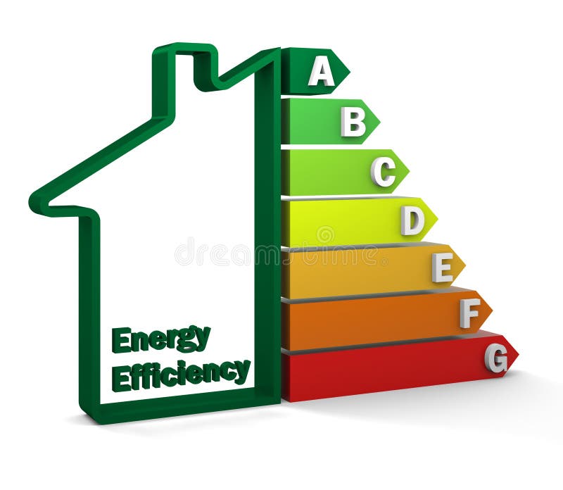 Efficienza energetica illustrazione di stock