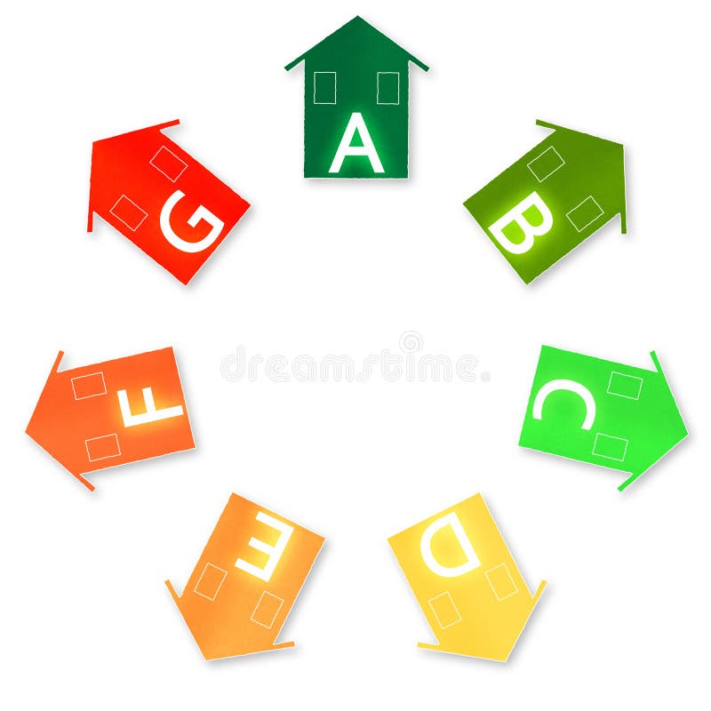 Rendimento energetico illustrazione di stock