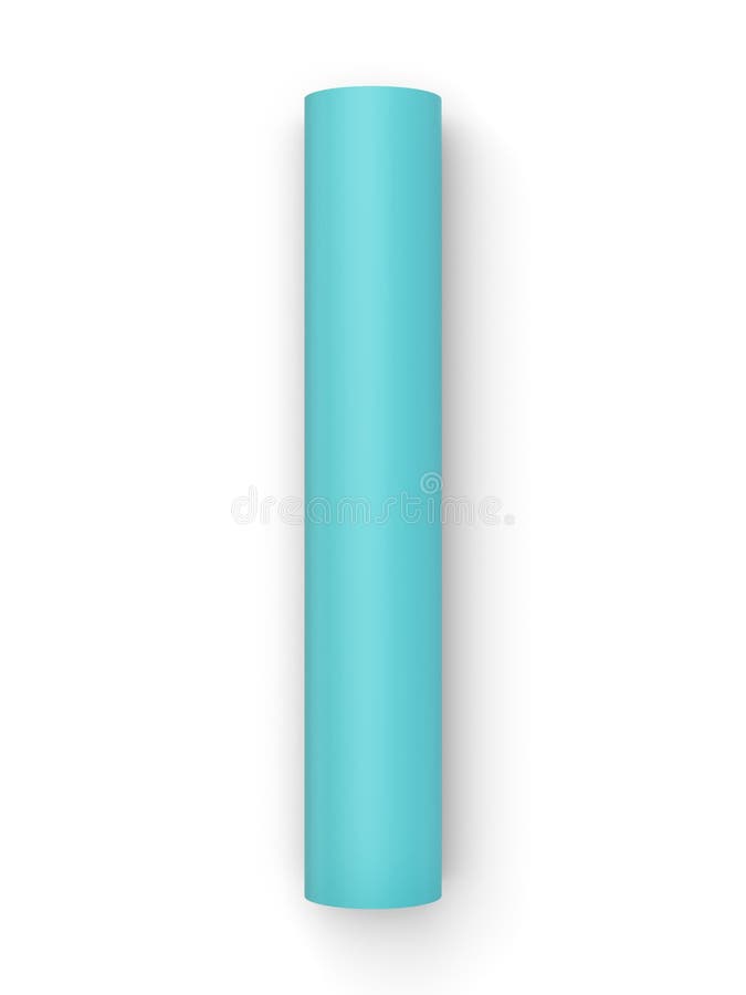 rendição 3d da luz - a esteira azul da ioga para o exercício é rolada acima do isolado no fundo branco imagem de stock rendição 3d da luz - a esteira azul da ioga para o exercício é rolada acima do isolado no fundo branco imagem de stock