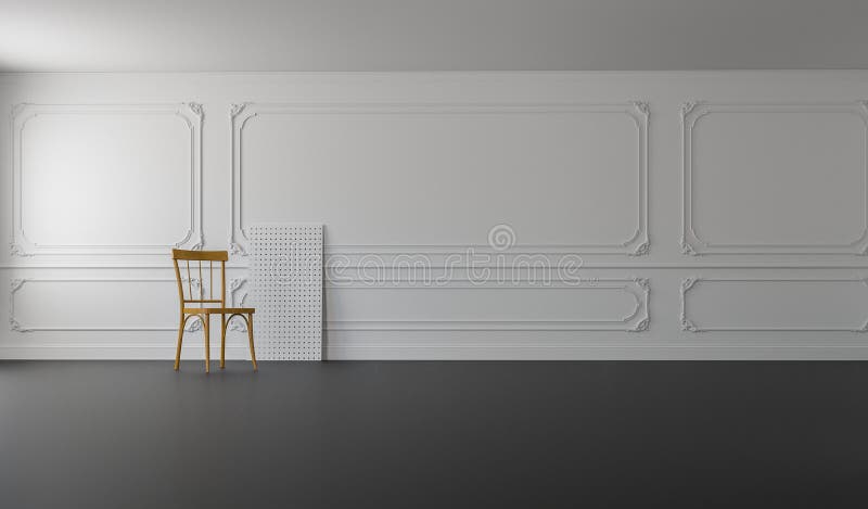 Rendição vida/3D clássica & moderna ilustração do vetor