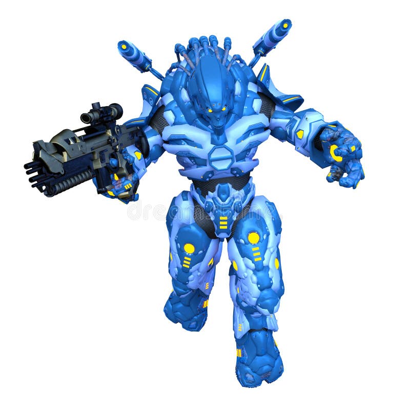 rendu de 3D CG. de robot illustration de vecteur rendu de 3D CG. de robot illustration de vecteur