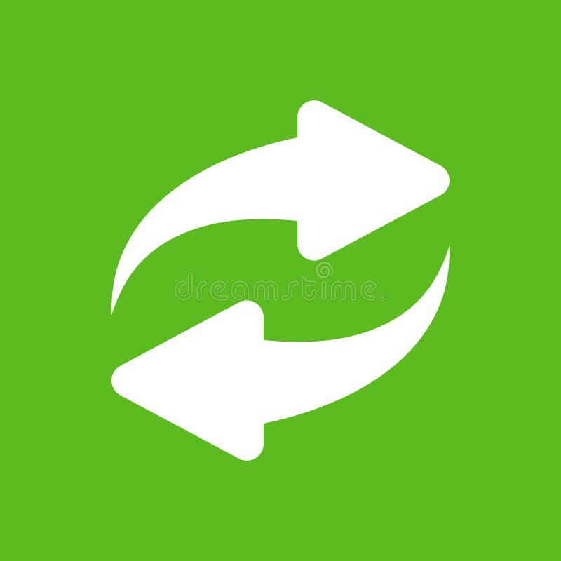 Renew arrow vector icon