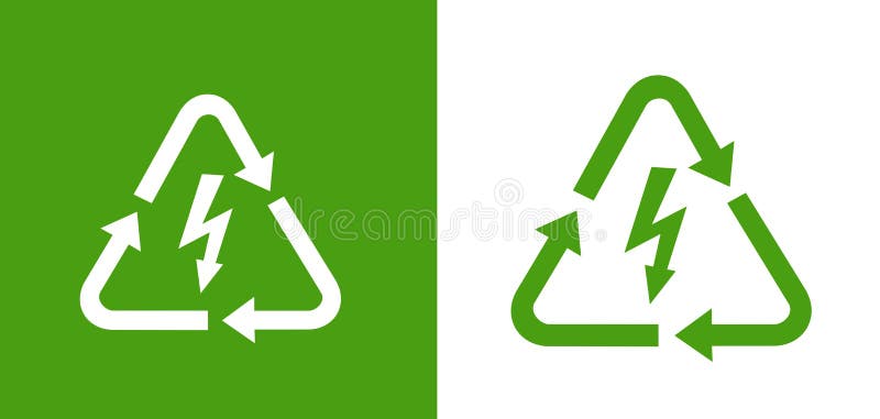 Renewable electric energy and power stock illustration Renewable electric energy and power stock illustration