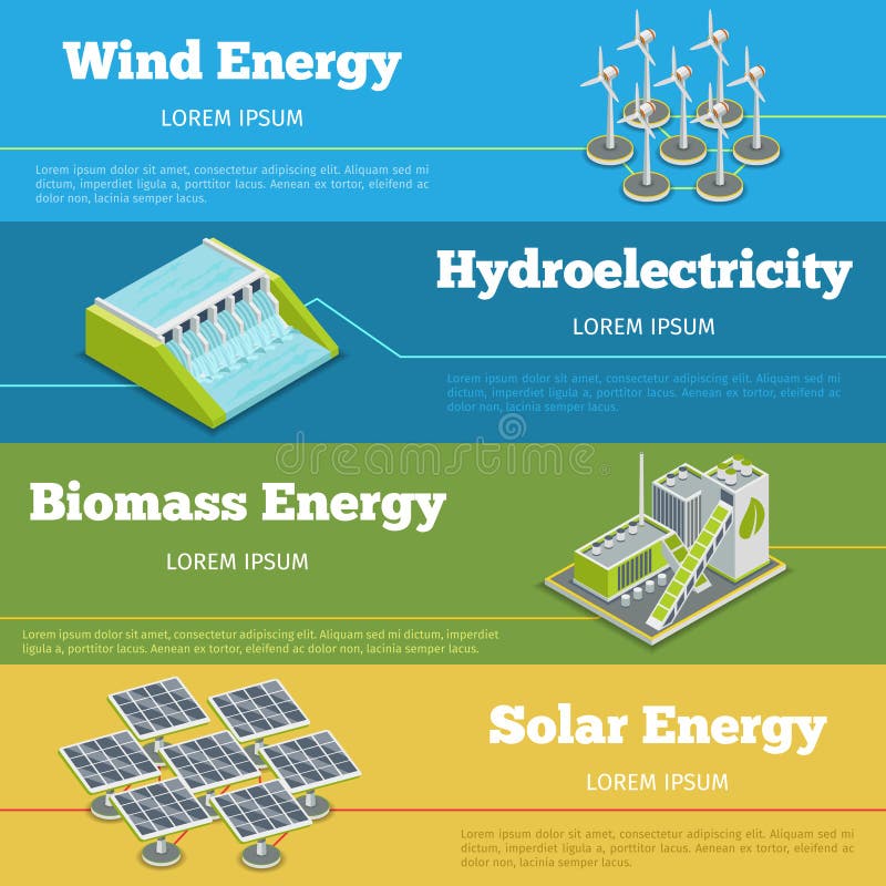 Renewable energy or eco infographics concept vector illustration Renewable energy or eco infographics concept vector illustration