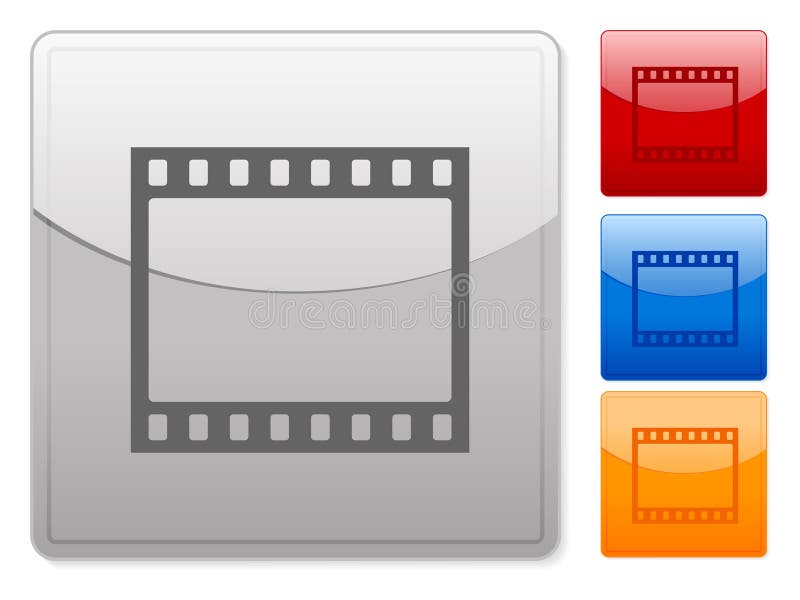 rengöringsduk för knappfilmremsa stock illustrationer rengöringsduk för knappfilmremsa stock illustrationer