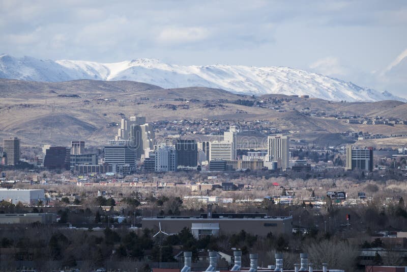 Reno Nevada Winter View