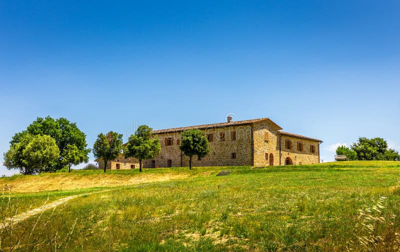Renovated tuscan manor royalty free stock photo Renovated tuscan manor royalty free stock photo