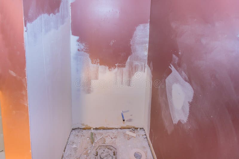 Renovation Construction of Master Bathroom with New Under Construction