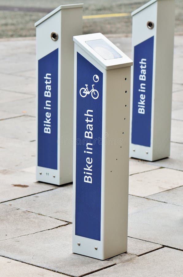 Rent a bicycle stock image. Image of bath, city, borrow 20775947