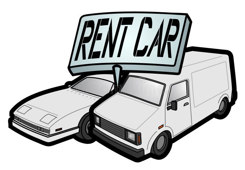 Rent car stock vector. Illustration of automobile, driver 26747085