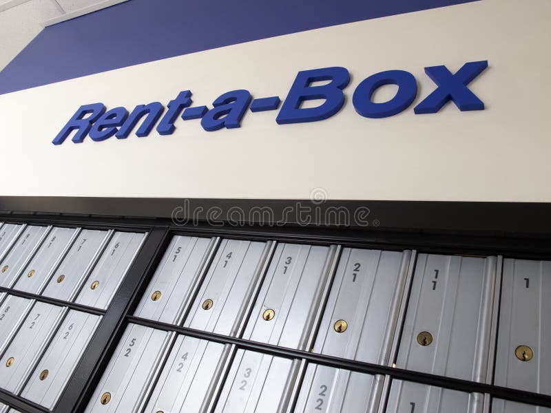 Rent a Post office Box stock image. Image of delivering 30441555