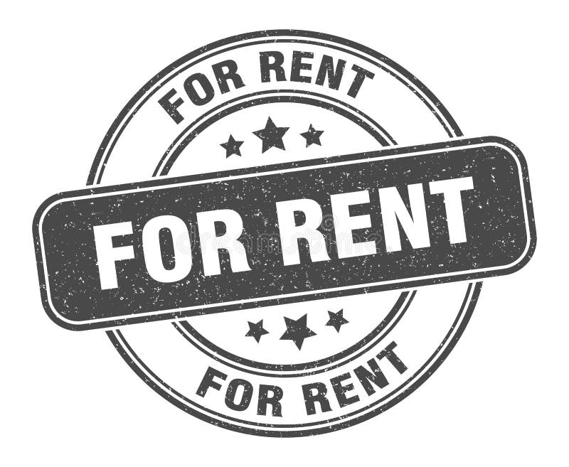 For Rent Stamp. for Rent Round Grunge Sign Stock Vector Illustration