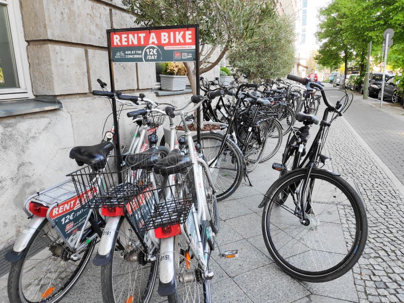 Rental Cycles in Berlin, Germany Editorial Image Image of rental
