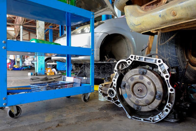 Repair Automatic Transmission Gear. Stock Photo Image of metal