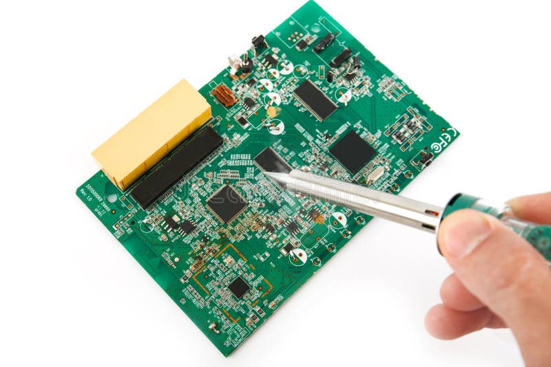 Repair of Electronic Devices Stock Image Circuit Diagram