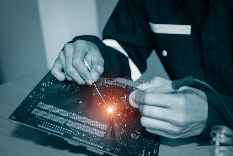 Repair of Electronic Devices Stock Image Circuit Diagram