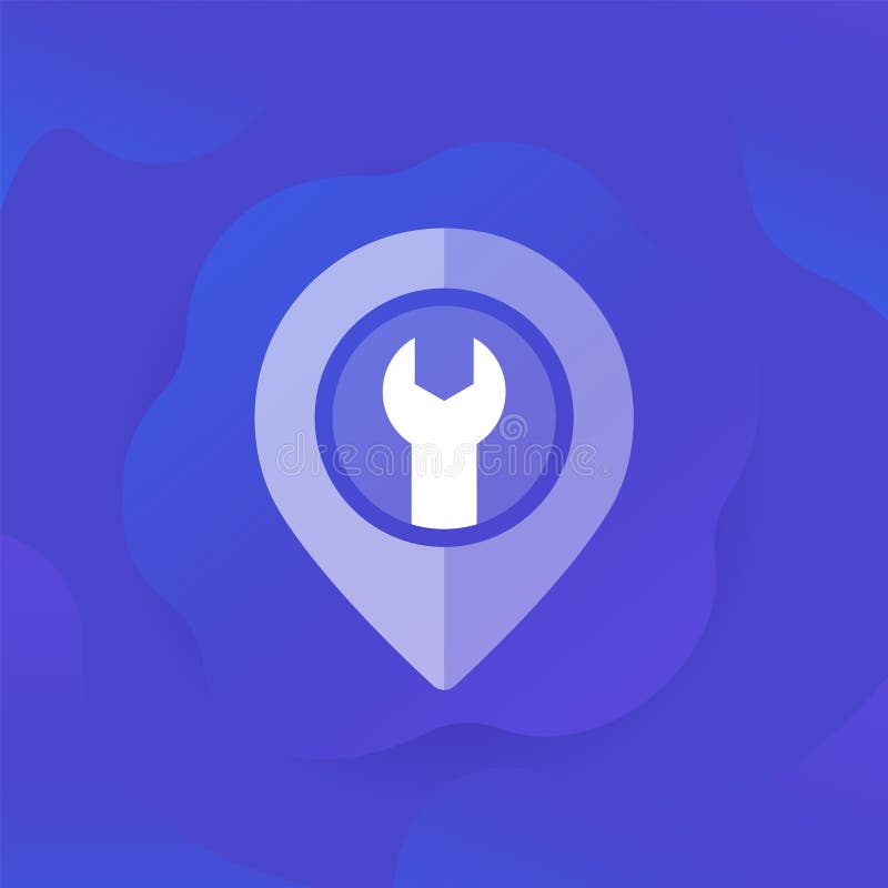 Repair Place Vector Icon Design Stock Illustration Illustration of