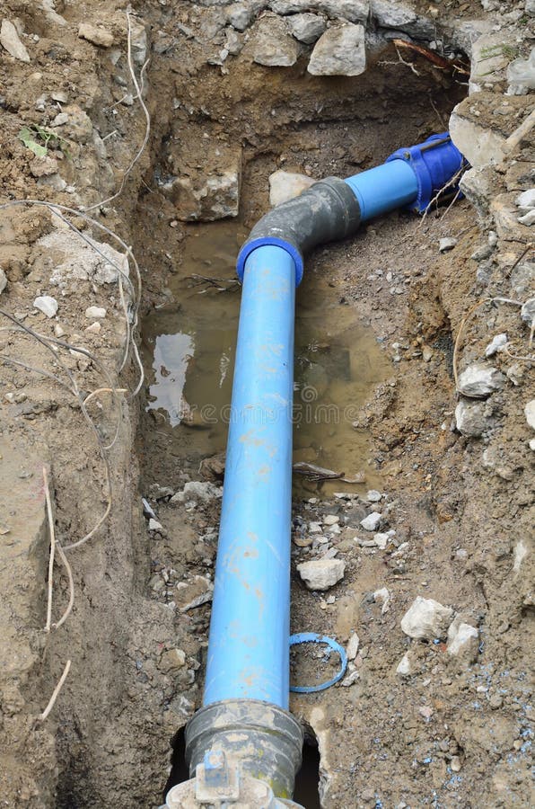 Repair water pipe stock photo. Image of fracture, ruined 25500552