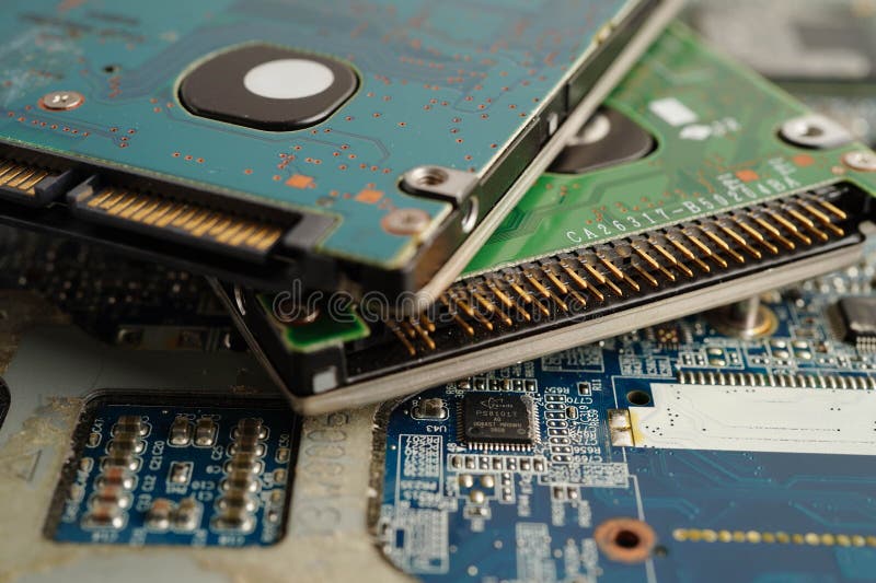 Repairing and upgrade circuit mainboard of notebook, electronic, computer hardware and technology stock photos