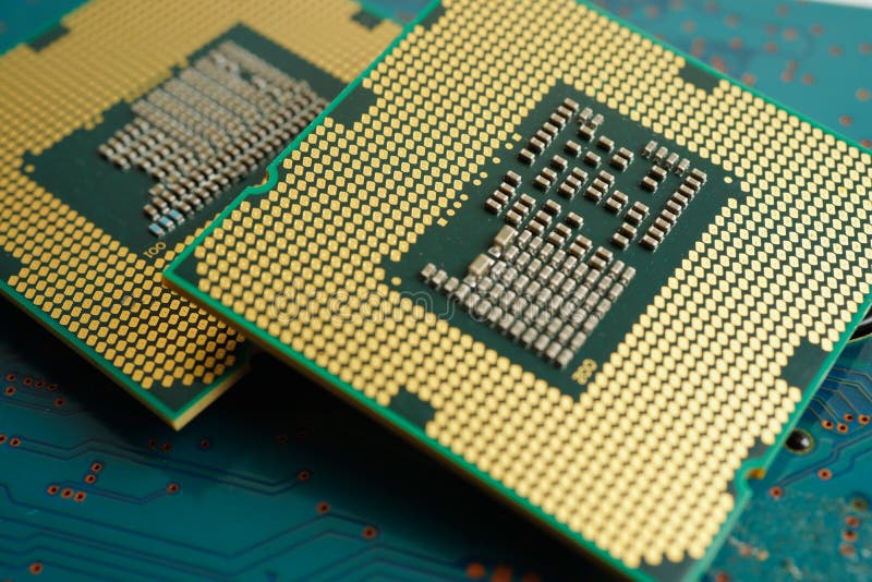 Repairing and upgrade circuit mainboard of notebook, electronic, computer hardware and technology concept royalty free stock image