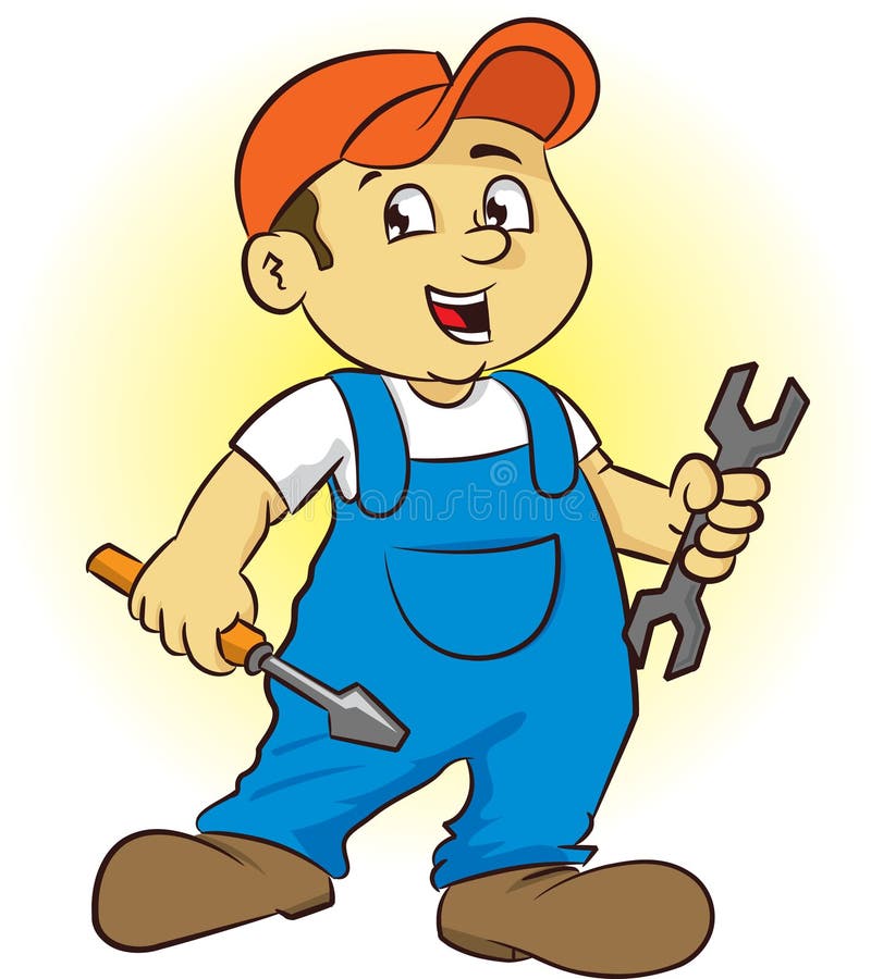 Repairman stock illustration