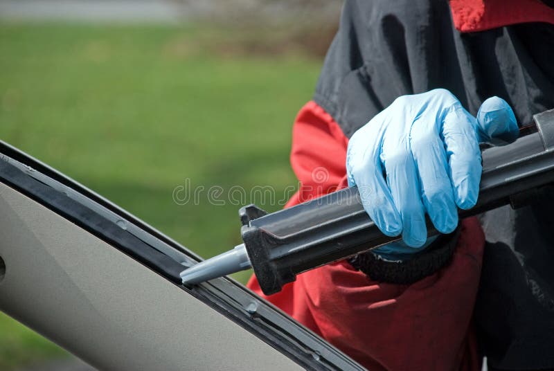 Reparera windshielden
