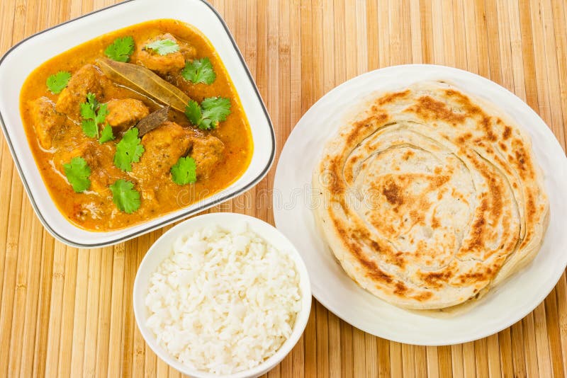 Repas indien de cari de poulet photo stock Repas indien de cari de poulet photo stock
