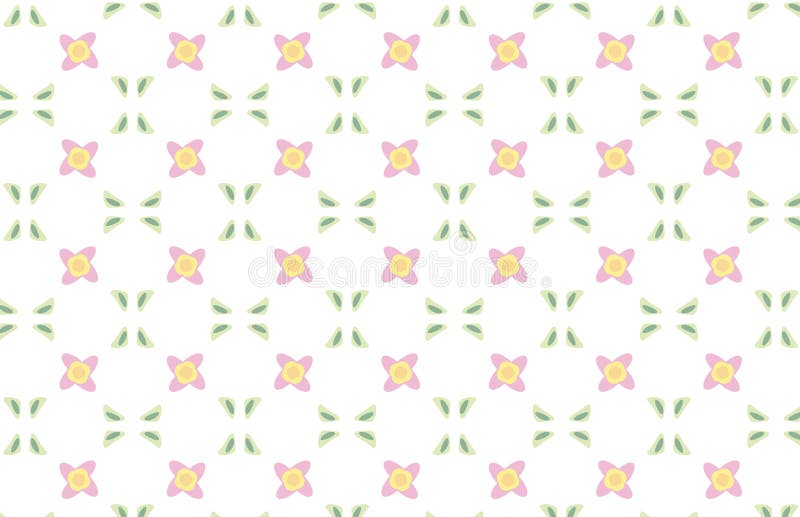 Repeated Flower Background