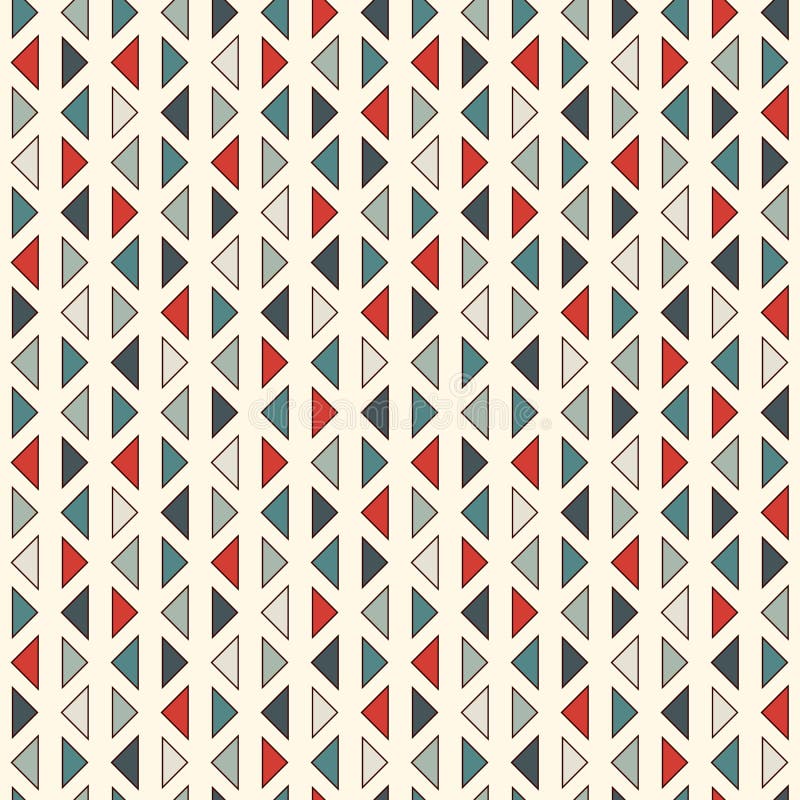 Repeated mini triangles on white background. Simple abstract wallpaper. Seamless pattern design with geometric figures. stock illustration Repeated mini triangles on white background. Simple abstract wallpaper. Seamless pattern design with geometric figures. stock illustration