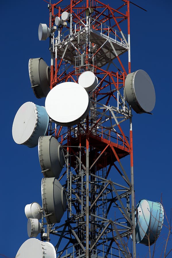 Repeater tower stock photo. Image of energy, broadcasting 9971638