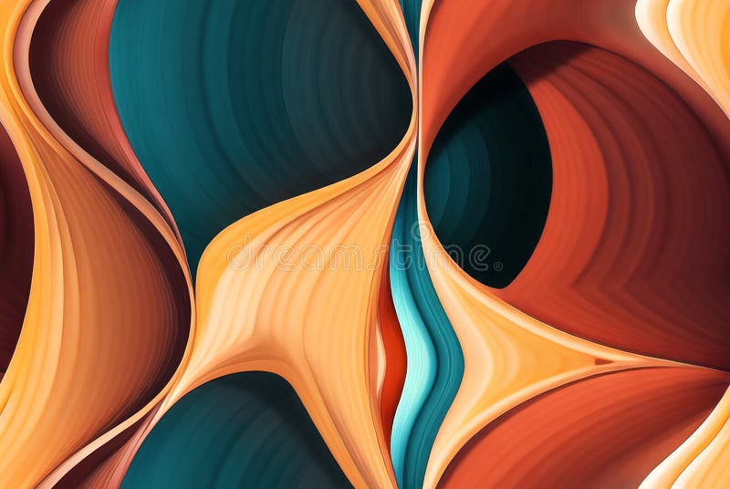 Repeating Art Design Pattern for Wallpapers and Background Seamless
