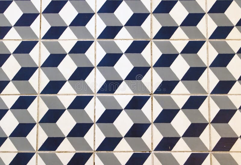 Repeating geometric patterns of dice on the floor royalty free stock images
