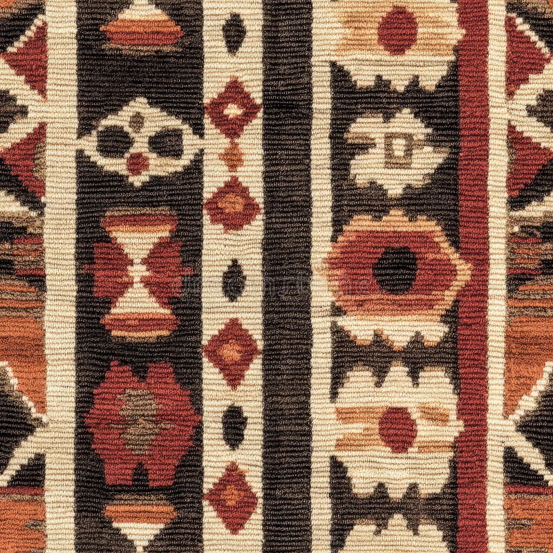 A repeating Peruvian alpaca wool pattern, featuring cozy handwoven textures in traditional Andean royalty free stock photos