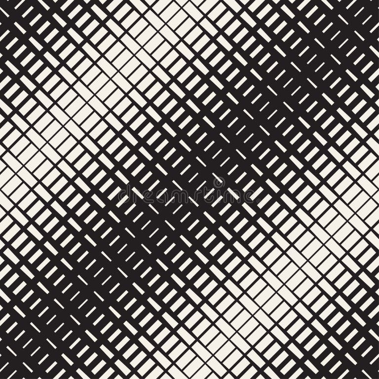 Repeating Rectangle Halftone. Modern Geometric Lattice Texture. Vector ...