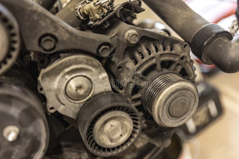 Replacing the Timing Belt stock photo. Image of maintenance 275076376