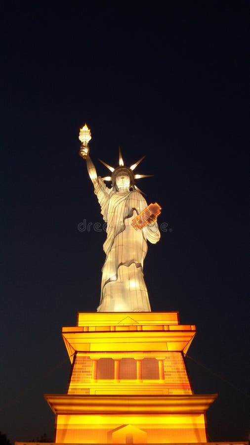 Replica della statua della libertà fotografia stock Replica della statua della libertà fotografia stock