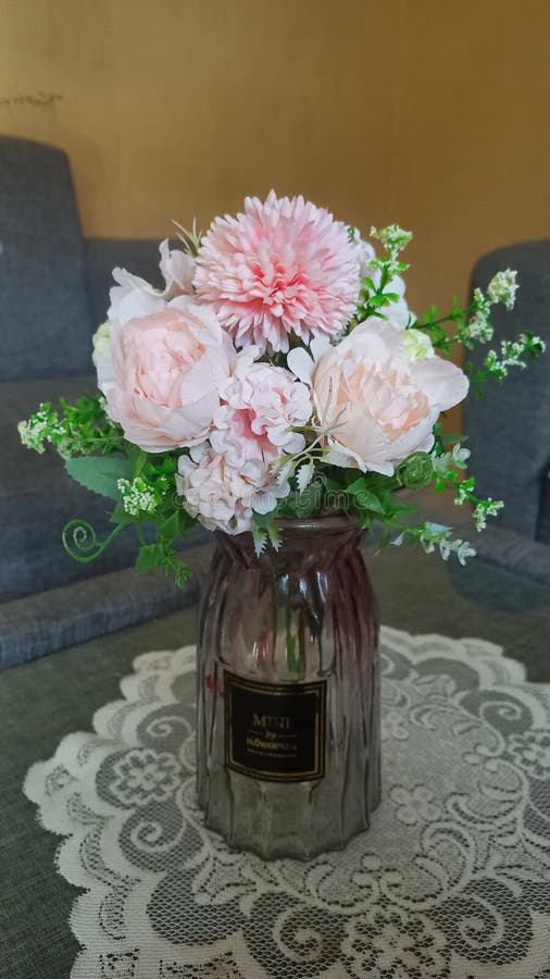 Replica Flower for Editing Your Stock Photo Image of unreal