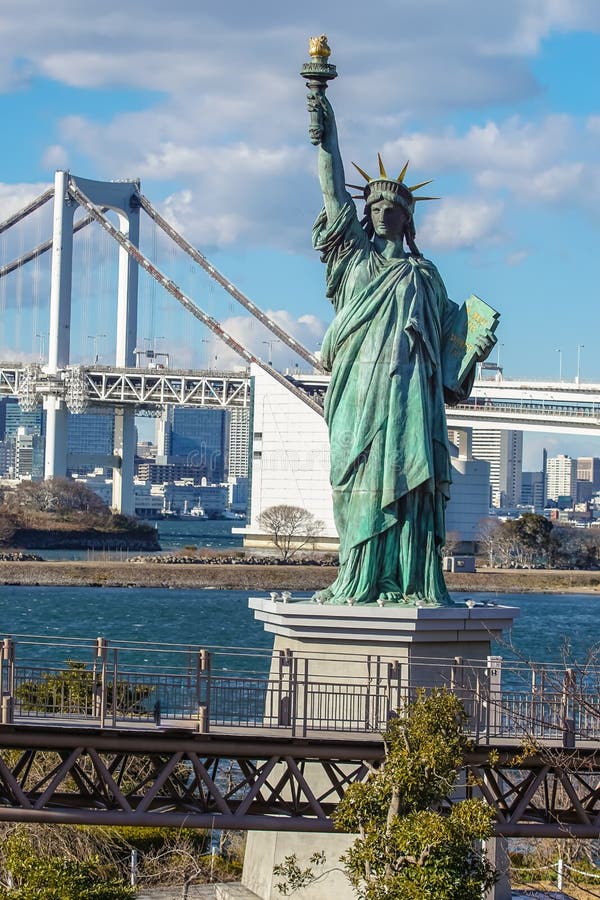 A Replica of Statue of Liberty Editorial Stock Photo Image of