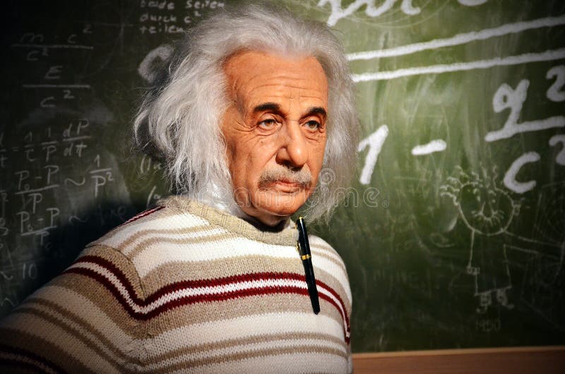 Replica van einstein stock afbeelding Replica van einstein stock afbeelding