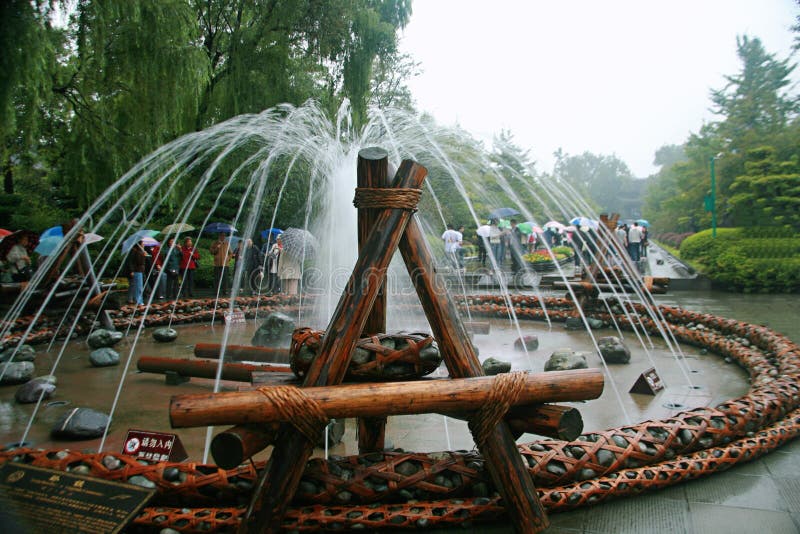 Represa de Dujiang imagens de stock Represa de Dujiang imagens de stock