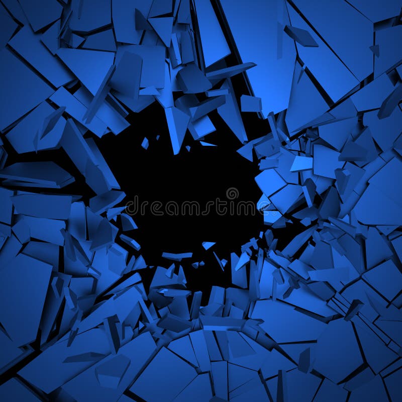 Abstract 3d rendering of cracked surface. Background with broken shape. Wall destruction. Explosion with debris. Abstract 3d rendering of cracked surface. Background with broken shape. Wall destruction. Explosion with debris.