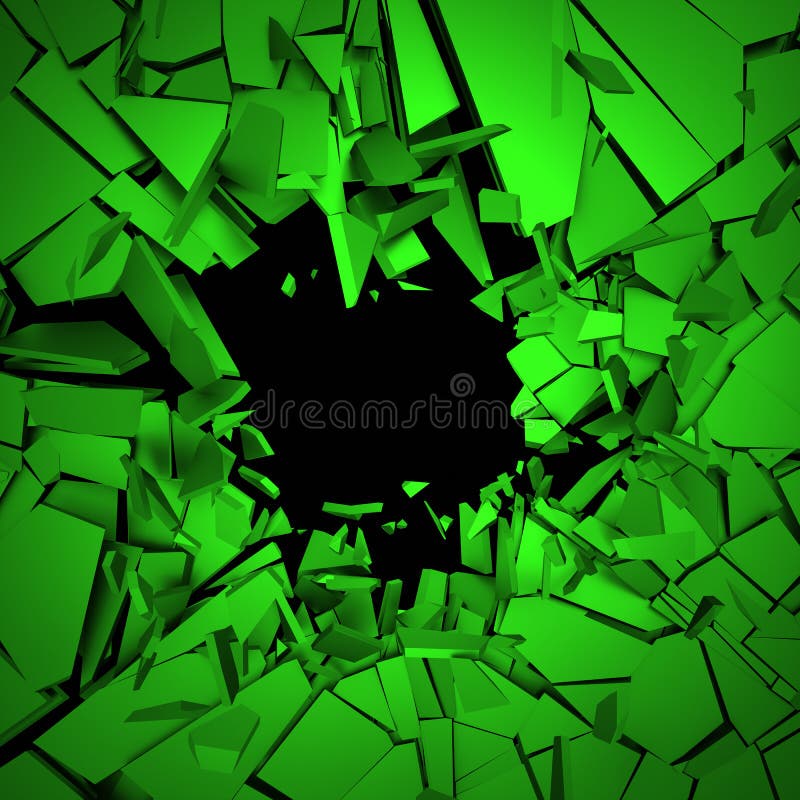 Abstract 3d rendering of cracked surface. Background with broken shape. Wall destruction. Explosion with debris. Abstract 3d rendering of cracked surface. Background with broken shape. Wall destruction. Explosion with debris.