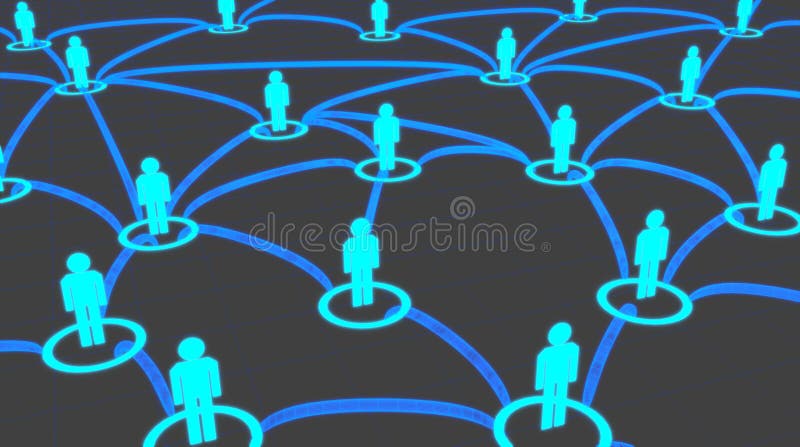 Representación de Digitaces de mucha gente en el mundo que conecta el uno al otro a través de la red digital stock de ilustración Representación de Digitaces de mucha gente en el mundo que conecta el uno al otro a través de la red digital stock de ilustración