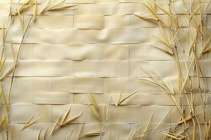 Representando una foto de un fondo de pared de pasto beige con líneas verticales para textura y patrón mostrando la belleza natura libre illustration